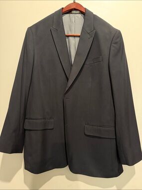 Perry Ellis Black Single-Breasted Blazer